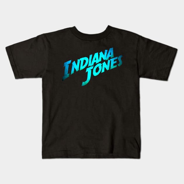 Indiana jones t-shirt Kids T-Shirt by Riss art